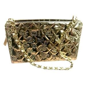 Chanel Gold Patent Leather Icon #240717C51B